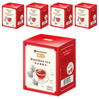 鮮一杯 南非國寶茶 5克x12入, 不含咖啡因, 5g, 12包, 5盒