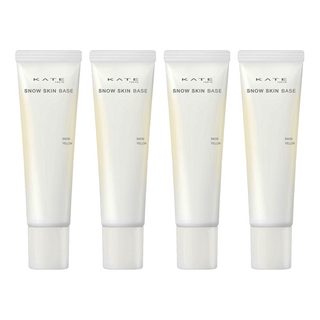 KATE 凱婷 台灣公司貨 零瑕肌密雪耀光校色乳 30g, 雪耀明黃, 4件
