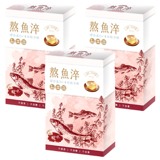 Fresh&Tasty 虱故鄉 熬魚淬 補氣蜆味, 虱目魚 新鮮大文蛤, 3包, 70ml, 3盒