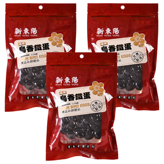 新東陽 原味鳥香鐵蛋, 130g±10g, 傳統滷製, 3包