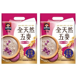 QUAKER 桂格 全天然五麥 山藥白芝麻 10入, 295g, 2袋