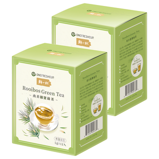 鮮一杯 南非國寶綠茶, 無咖啡因 5g x 12入, 2盒