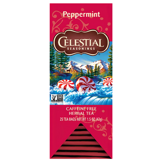 CELESTIAL SEASONINGS 詩尚草本 薄荷茶 無咖啡因, 1.68g, 25包, 1盒
