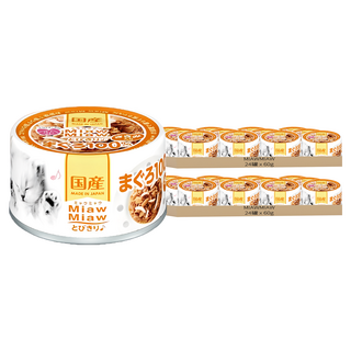MIAWMIAW 樂妙喵2號 貓罐頭, 鮪魚 + 雞胸肉, 60g, 48罐