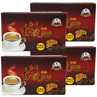 TGC 大尖山 華山 3合1咖啡 無添加咖啡香料, 17g, 15包, 4盒