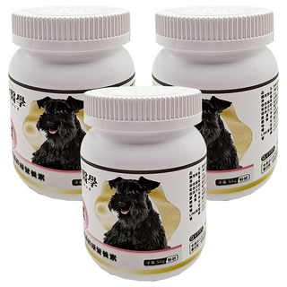 毛掌 犬用皮膚排濕舒緩營養素50g*3入, 寵物保健品，天然草本配方，改善皮膚搔癢, 50g, 皮膚保健, 3罐