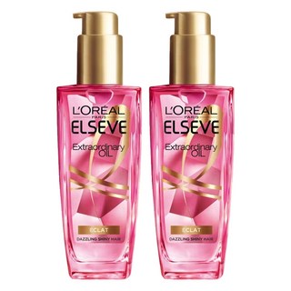 L'OREAL PARiS 巴黎萊雅 金緻護髮精油 玫瑰精華 100ml 乾枯髮適用 72小時持久留香, 2瓶