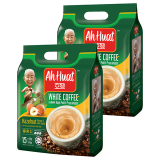 亞發 榛果蔗糖白咖啡, 36g, 15包, 2袋