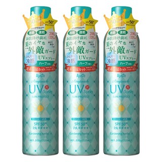 Ajuste 愛伽絲 高效防曬噴霧 SPF50+ PA++++ DOS-03980 精油香氣, 200g, 3瓶