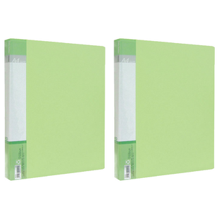 珠友文化 特 A4粉彩資料本 60頁 RB_60A, 2本, A綠色