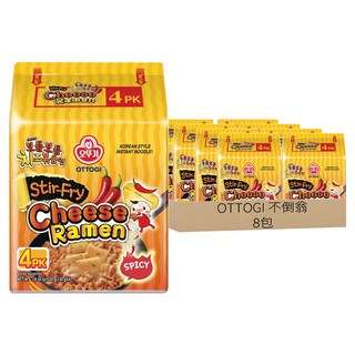 OTOKI 不倒翁 辣起司炒麵 130g, 8包