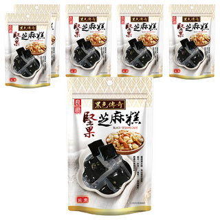 良澔 堅果黑芝麻糕 純素, 155g, 6袋