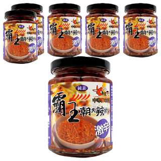 老騾子 霸王朝天辣椒, 特選新鮮朝天辣椒切片，佐餐或炒菜均適宜, 105g, 6罐