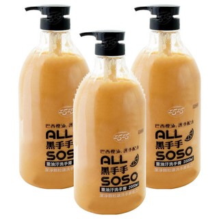 巧巧 黑手手 重油汙洗手膏, 2L, 3瓶