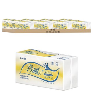 春風 擦手紙, 200張, 20包