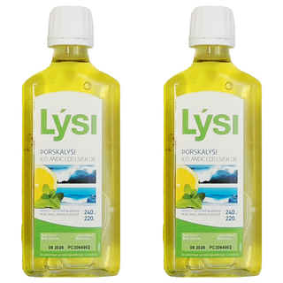 LYSI 黃金鱈魚肝油, 240ml, 2瓶
