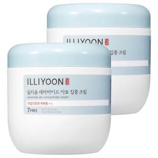 ILLIYOON 一理潤 神經酰胺集中保濕霜, 無香, 500ml, 2罐