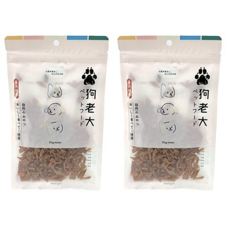狗老大 寵物零食, 2包, 骰子牛肉丁 軟, 100g