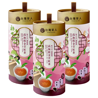 台灣茶人 高海拔金萱紅茶 50g x 2包, 3罐