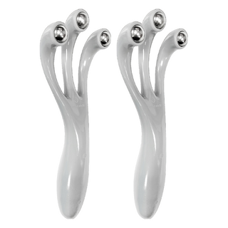 MOCODO 伴佳家 滾珠臉部按摩爪 FP129 2支 灰色 - 宛若真人按摩的完美手感