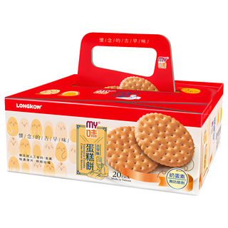 龍口 My味古早味蛋糕餅 蛋糕盒裝, 23g x 20入, 460g, 1盒