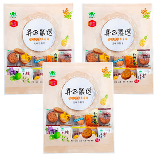 昇田食品 綜合麥芽餅, 240g, 3袋