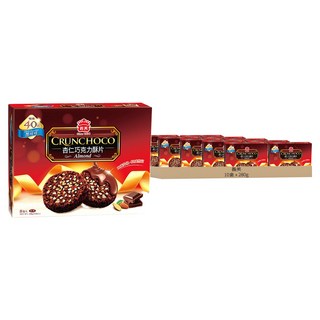 義美 杏仁巧克力酥片 黑可可, 280g, 10盒