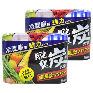 ST 雞仔牌 冰箱脫臭炭消臭劑 240g (大型冷藏庫用 - 600L以下), 2個