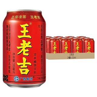 王老吉 涼茶植物飲料, 310ml, 24罐