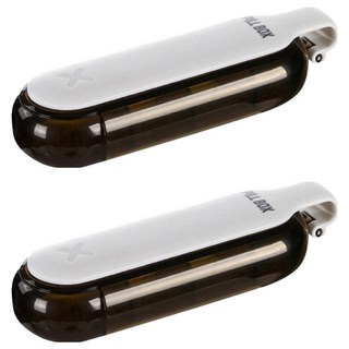 FaSoLa 便攜式防潮4格儲藥盒, 2個