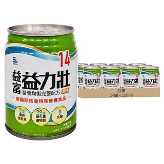 益富 益力壯 原味 營養均衡完整配方 14, 250ml, 24罐