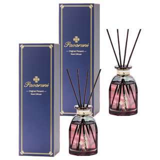 Pavaruni 擴香瓶光影系列 室內香氛 居家擴香, 凡爾賽玫瑰, 120ml, 2件