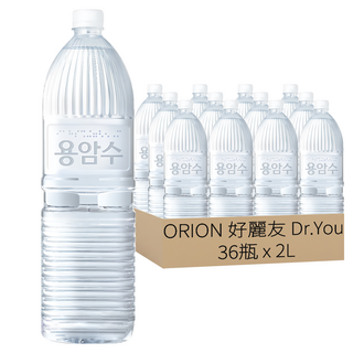 ORION 好麗友 Dr.You 無標籤濟州熔岩水, 2L, 36瓶
