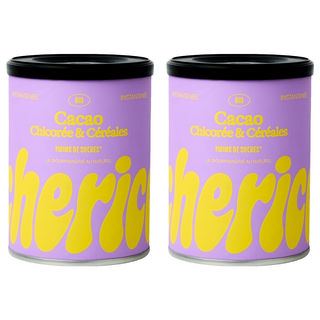 cherico 天然菊苣咖啡粉 可可穀物風味, 120g, 2罐, 1入