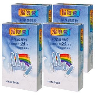 findom 指險套 玻尿酸顆粒版, 24個, 4盒