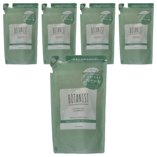 BOTANIST 彈潤豐盈洗髮乳補充包 牡丹&橙花, 400ml, 5件