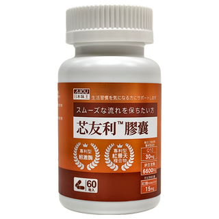 日本味王 芯友利膠囊, 60顆, 600mg, 1罐