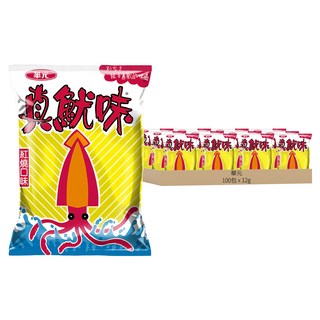 華元 真魷味 紅燒口味, 12g, 100包