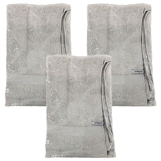 Canningvale 坎寧威爾 皇家璀璨毛巾-大雪山 (銀) 45x65cm 100% 陸地綿, 大雪山 銀色, 3條