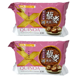 CHANG LEADER 厚毅 香菇岩鹽藜麥脆餅, 189g, 2包