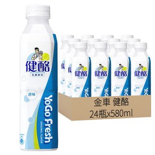 金車 健酪 乳酸飲料, 580ml, 24瓶