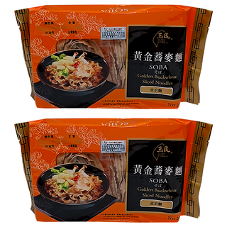 玉民 黃金蕎麥 波浪麵, 200g, 2入