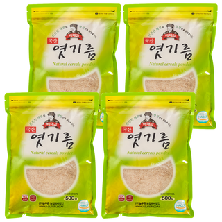 Baedaegam 韓國產麥芽粉 500g, 天然穀物粉, 4包