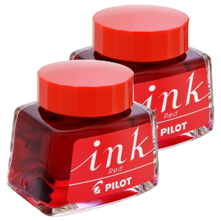 PILOT 百樂 INK 鋼筆墨水, 紅色, 2瓶