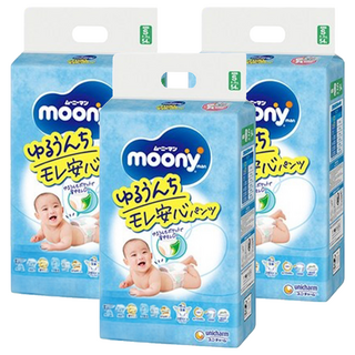 滿意寶寶 moony 日本頂級超薄紙尿褲/尿布 4~8kg, S, 162片