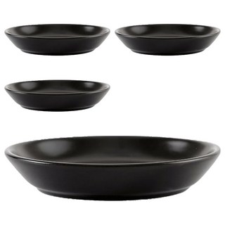 女人最大同款陶瓷刮痧盤 黑色 臉部身體刮痧按摩, 4個