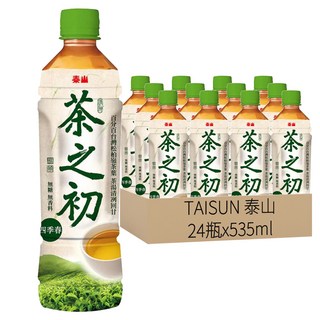 泰山 茶之初 台灣四季春, 535ml, 24瓶