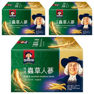 QUAKER 桂格 冬蟲夏草養氣人蔘, 6罐, 60ml, 3盒