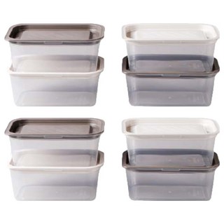 NIneware 可微波方形保鮮盒套裝, 540ml 4入, 2組