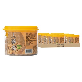 彤旺食品 人蔘丸 酸甜口感, 150g, 8罐
